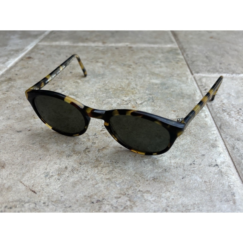 Vintage Nikon Sunglasses Japan⭐️VT5853-1⭐️Tortoise Oval Round Frame Brown Lens⭐️